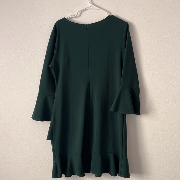 Lulu’s Women’s Green Longsleeve Ruffle Dress Size XL in Green - Picture 3 of 6